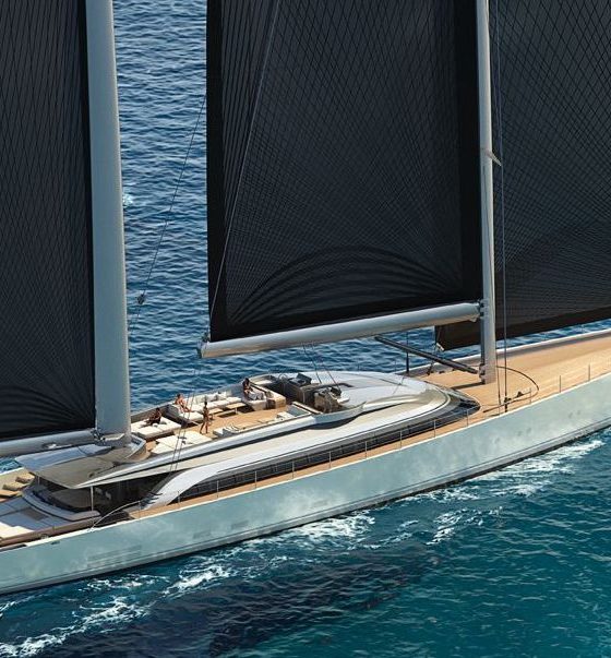 Philippe Briand unveil the new 60m ketch concept