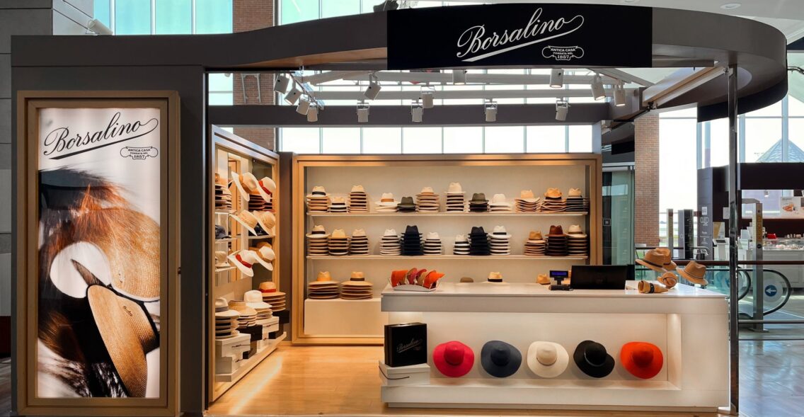 Borsalino landed at Venice’s Marco Polo Airport