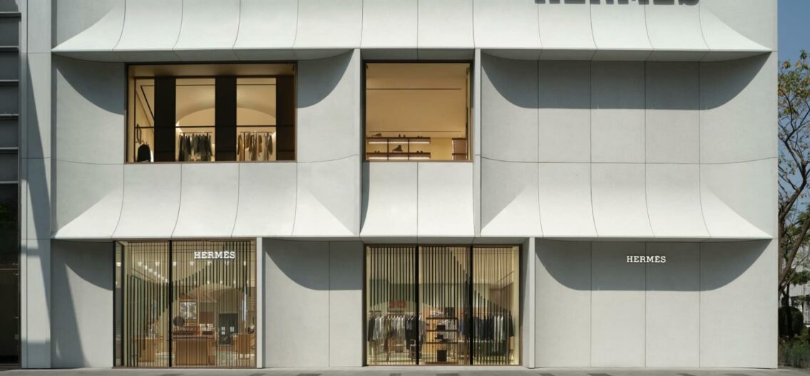 Hermès reimagines boutique in Taichung, Taiwan